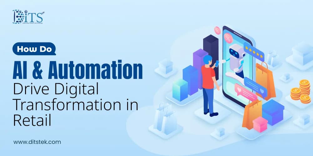 How Do AI & Automation Drive Digital Transformation in Retail