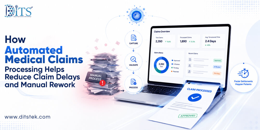 How Automated Medical Claims Processing Helps Reduce Claim Delays and Manual Rework