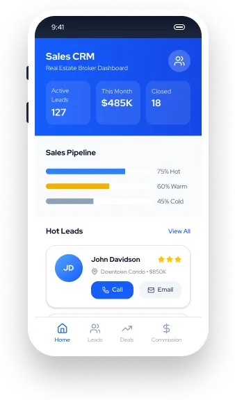 AI sales and brokerage solutions for real estate businesses