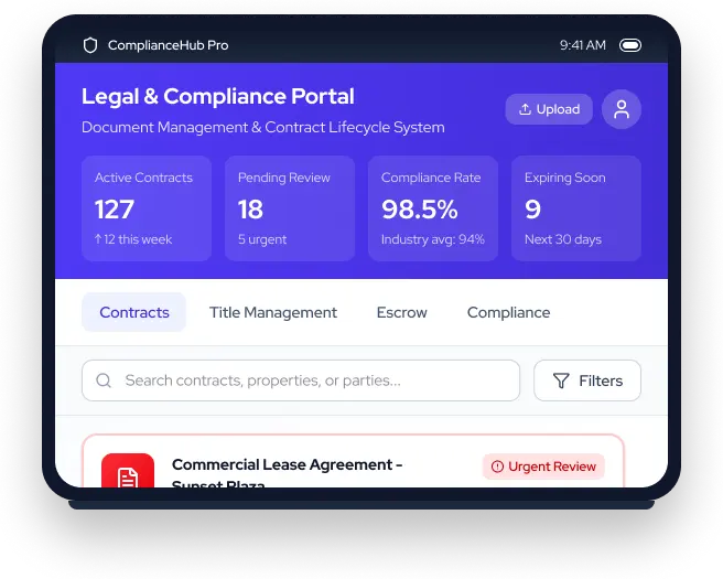 AI legal and compliance solutions for real estate businesses