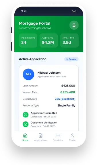 AI financial and mortgage solutions for real estate businesses