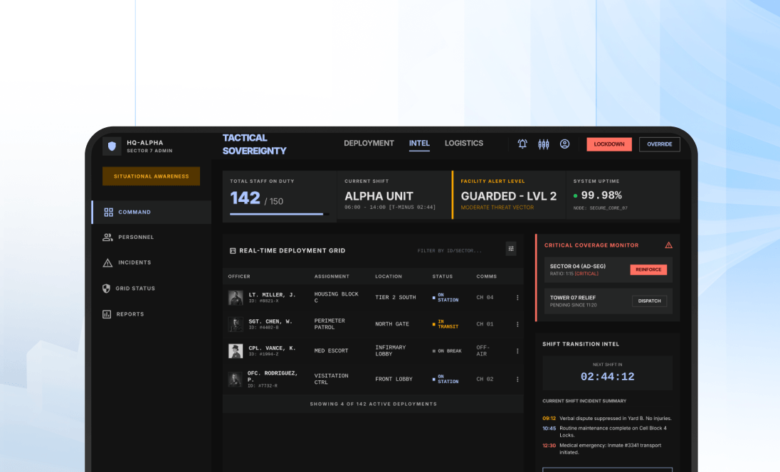 Scheduling Tool for Offenders