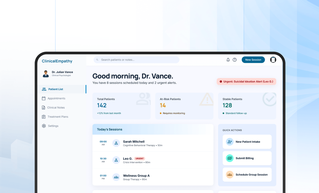 Scalable Behavioral Health EHR Platform